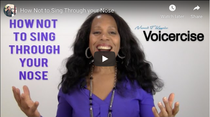 Are You Singing Through Your Nose?